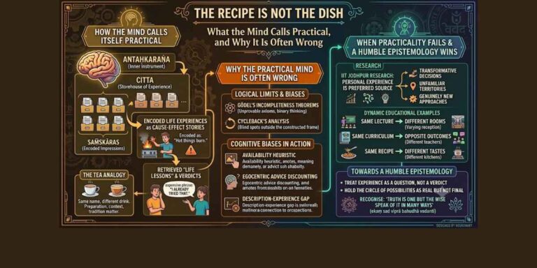 The Recipe Is Not the Dish